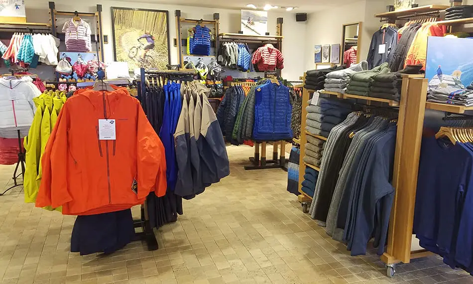 Inside Patagonia in Snowmass Village Mall