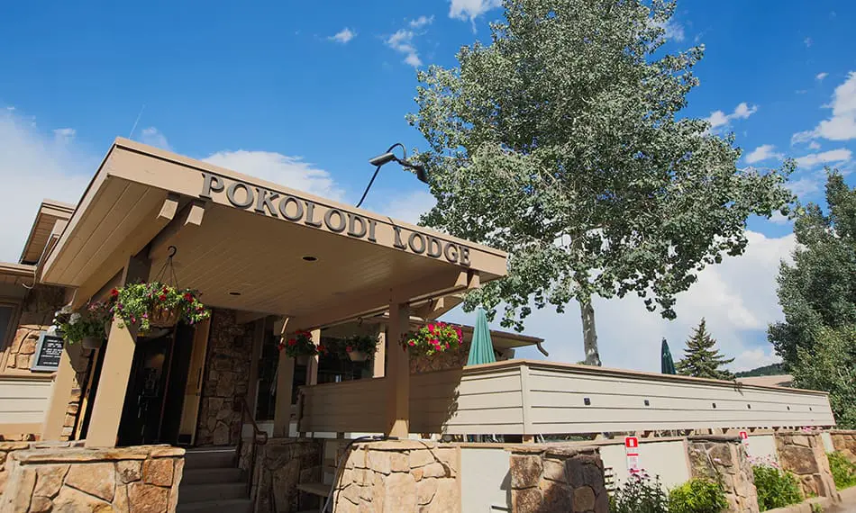 The Pokolodi Lodge slopeside on Snowmass Ski Resort