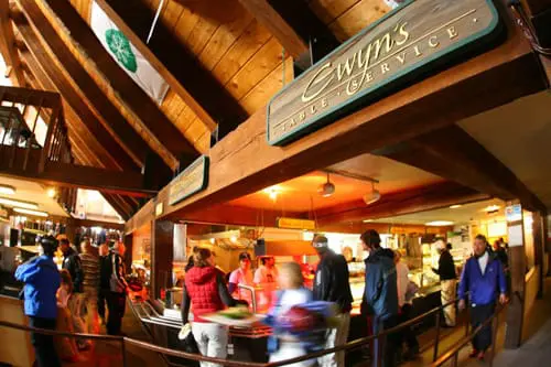 Inside Gwyn's High Alpine Restaurant