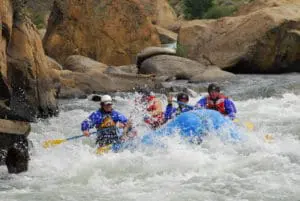 rafting the roaring fork in Snowmass