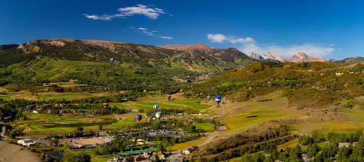 Hot Air Balloons in Snowmass