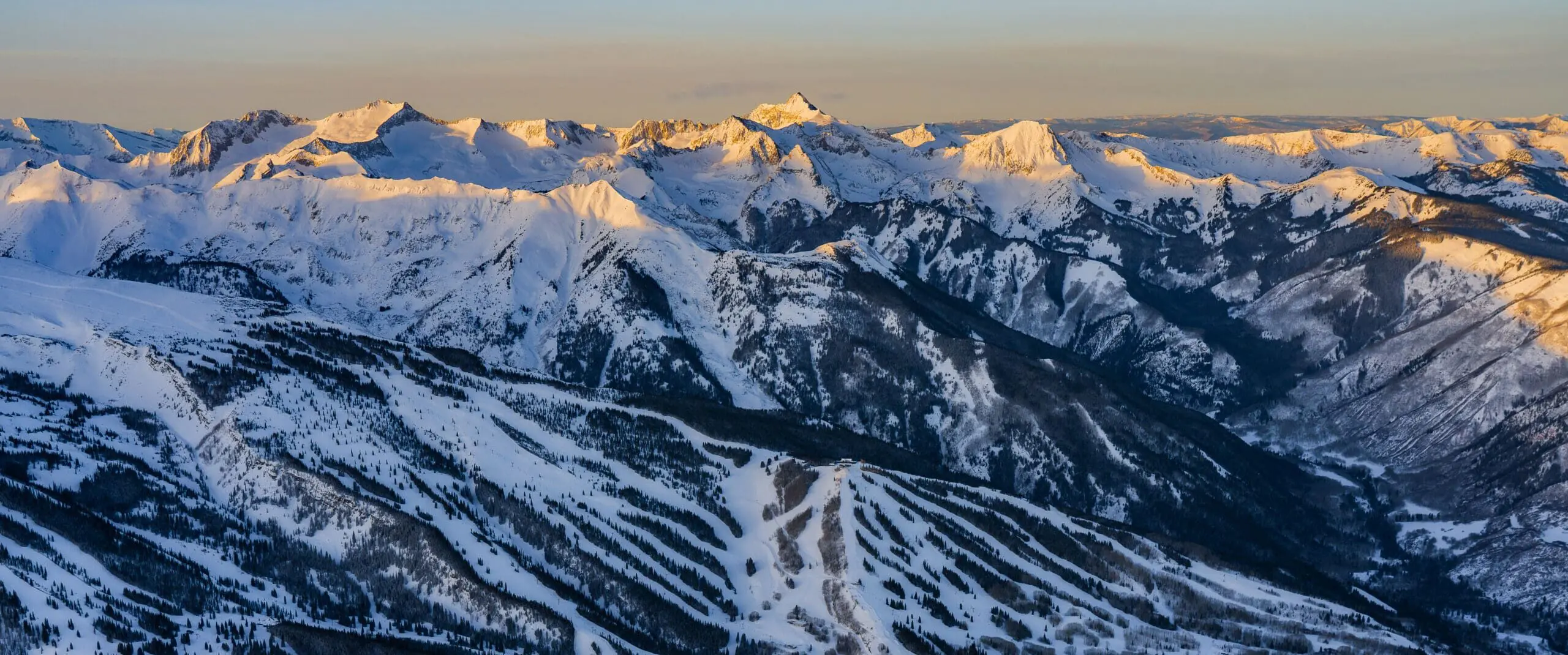 mountains with snow