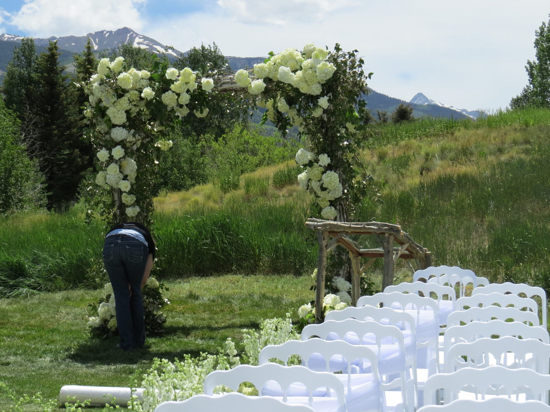 Wedding Alter outisde