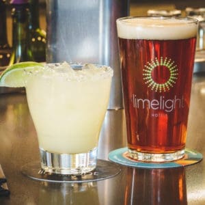 House Marg and draft beer at Limelight Snowmass