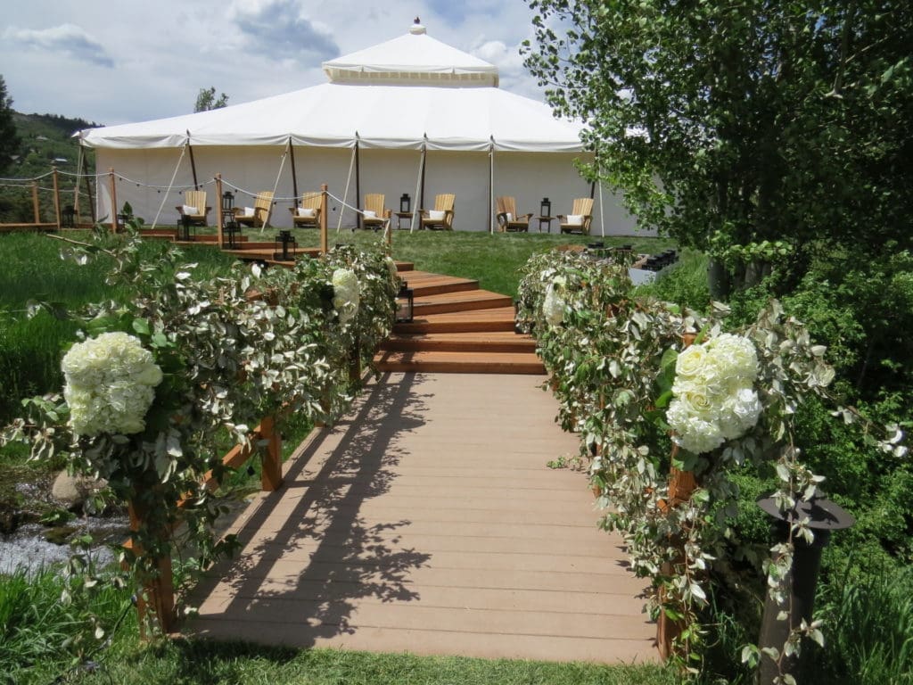 Wedding Aisle outside