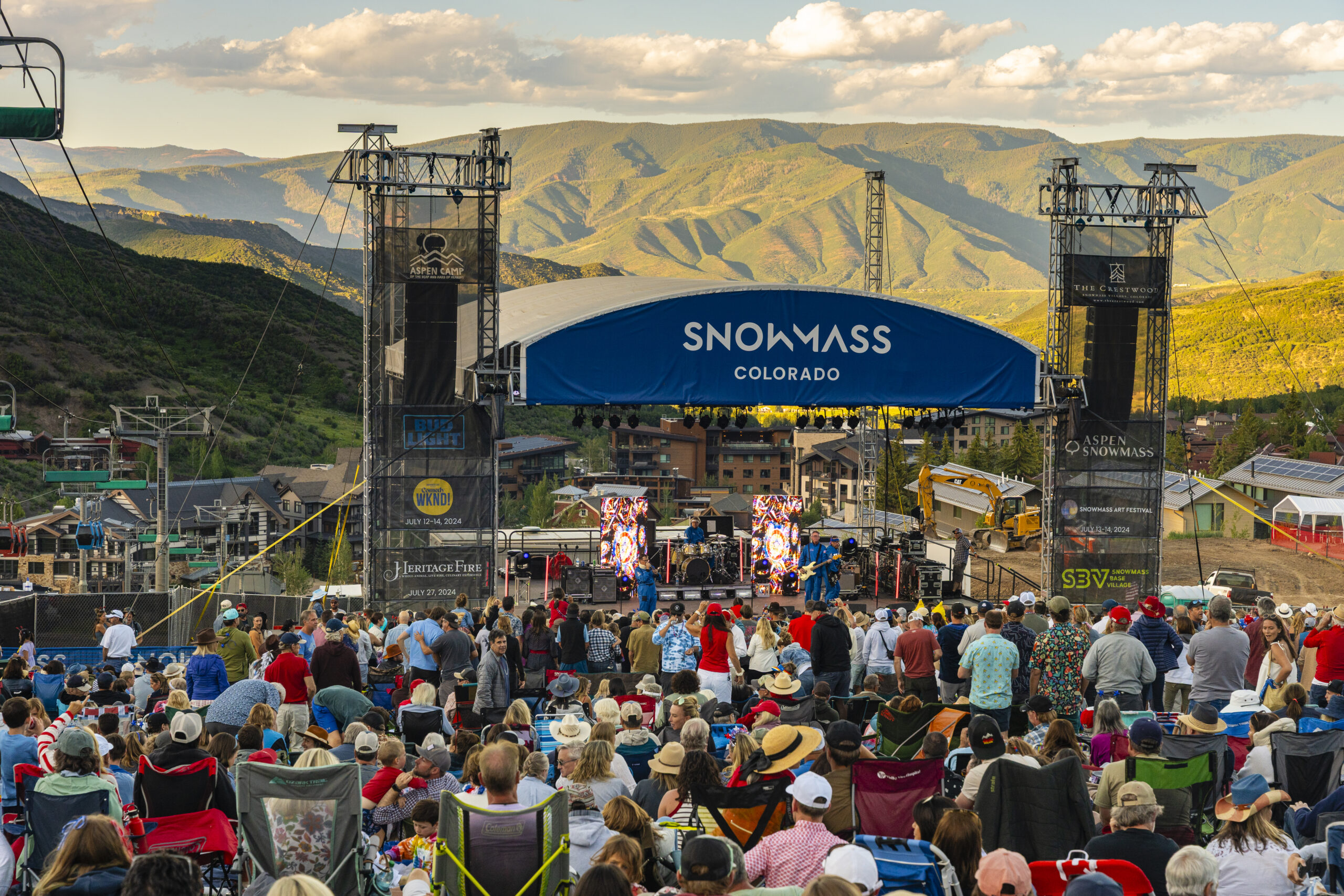 snowmass mountainside music festival concert summer